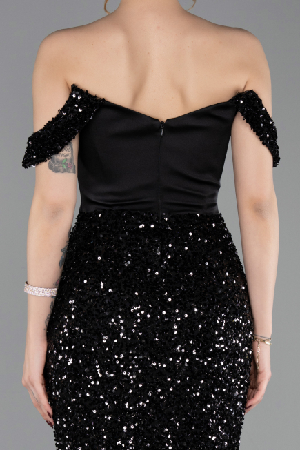 Long Black Evening Dress ABU6087