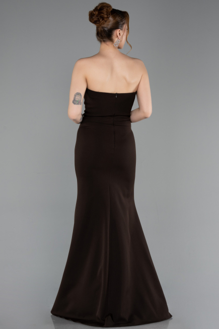 Long Brown Mermaid Prom Dress ABU6092