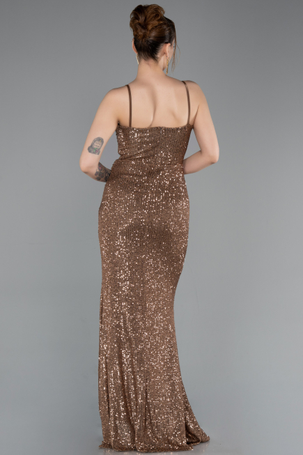 Long Copper Prom Gown ABU6106