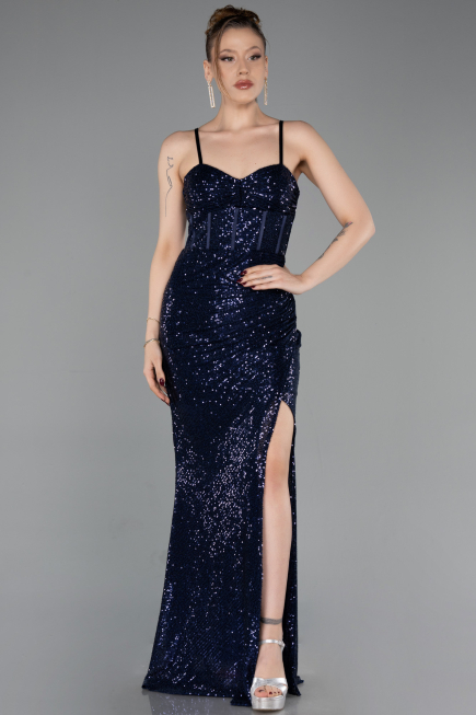 Long Brown Prom Gown ABU6106
