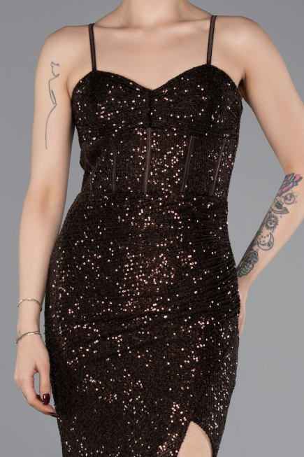 Long Navy Blue Prom Gown ABU6106