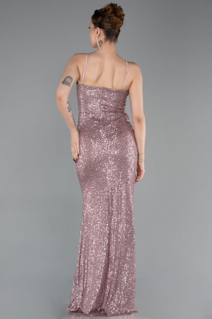 Long Powder Color Prom Gown ABU6106