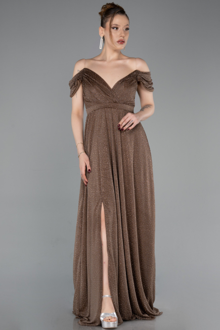 Long Copper Evening Dress ABU6107