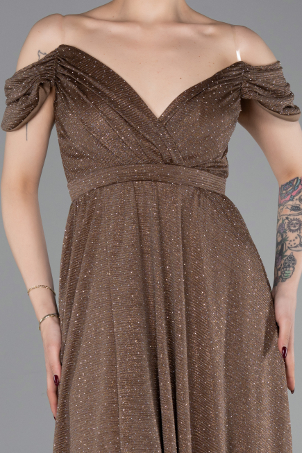 Long Copper Evening Dress ABU6107