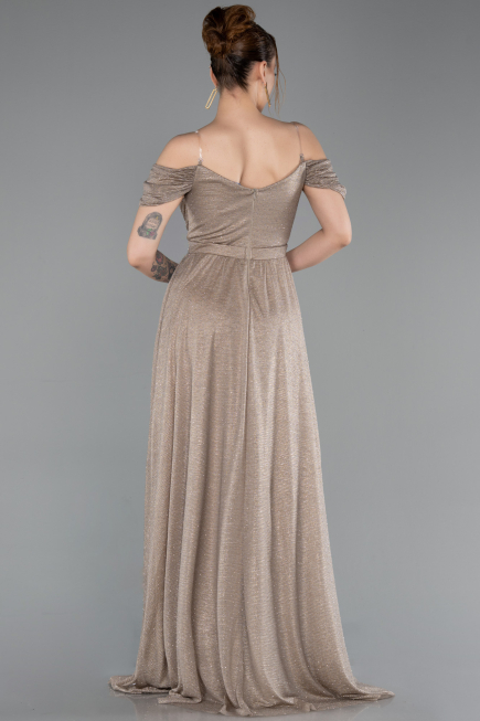 Long Gold Evening Dress ABU6107