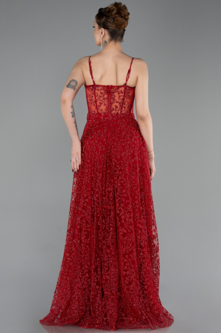 Long Red Evening Dress ABU6108