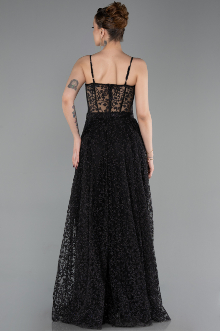 Long Black Evening Dress ABU6108