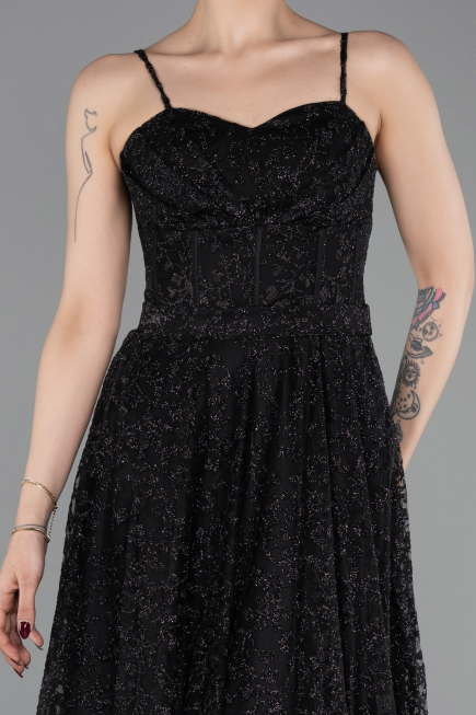 Long Black Evening Dress ABU6108