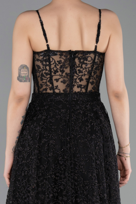 Long Black Evening Dress ABU6108
