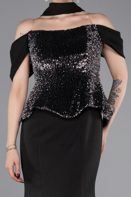 Long Black Evening Dress ABU6094