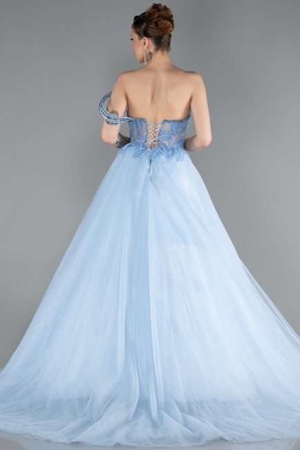 Long Indigo Evening Dress ABU6113