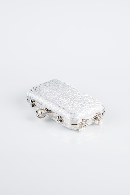 Silver Patterned Night Bag KC714