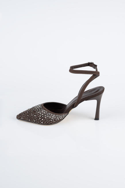 Brown Stony Evening Shoe AB2101