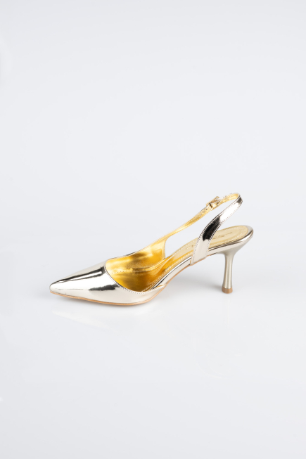 Gold Mirror Evening Shoe AB2102