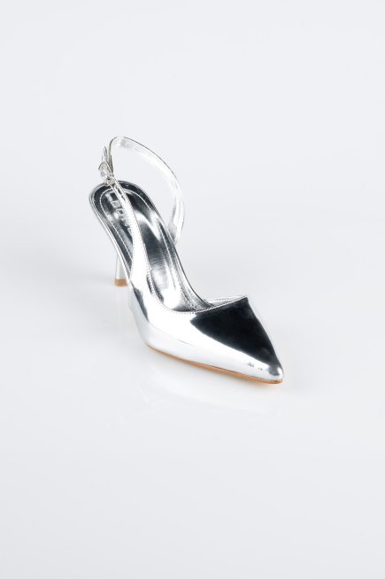 Silver Mirror Evening Shoe AB2102