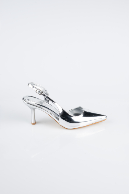 Silver Mirror Evening Shoe AB2102