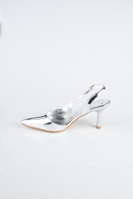 Silver Mirror Evening Shoe AB2102