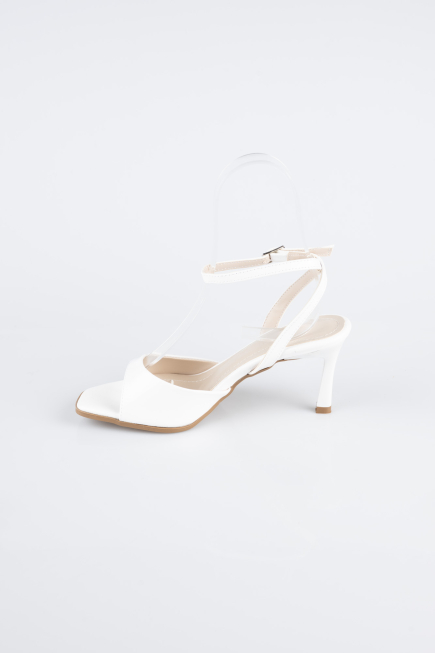 White Patent Leather Evening Shoe AB2113