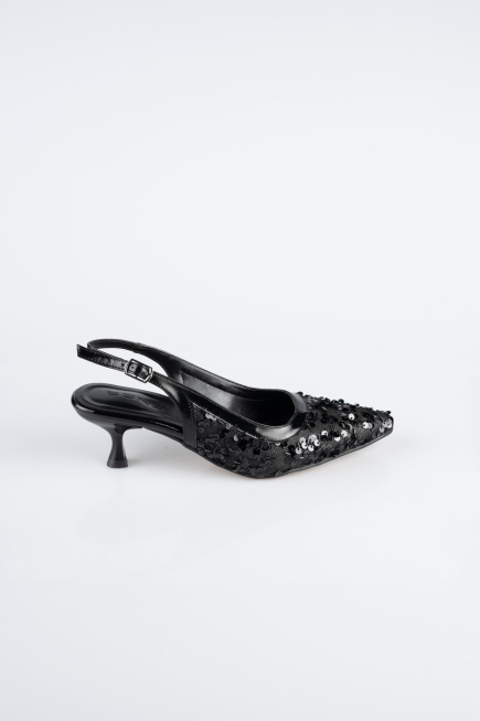Black Scaly Stiletto ABP2107