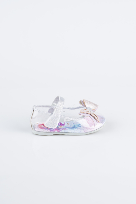 Silver Skin Flat Shoe HR2515