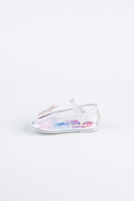 Silver Skin Flat Shoe HR2515