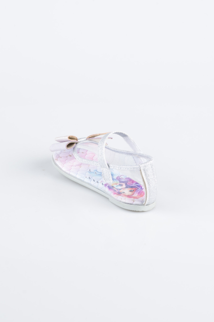 Silver Skin Flat Shoe HR2515