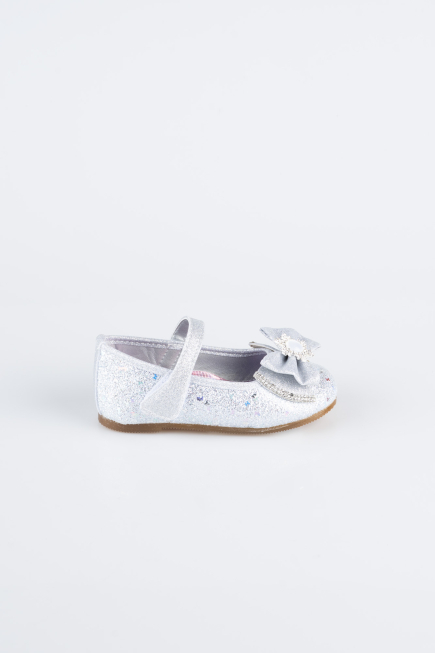 Silver Flat Shoe HR2605