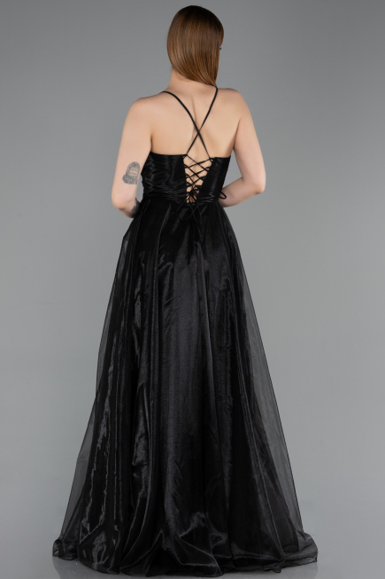 Long Black Prom Gown ABU6123