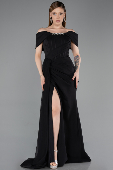 Long Black Evening Dress ABU6126