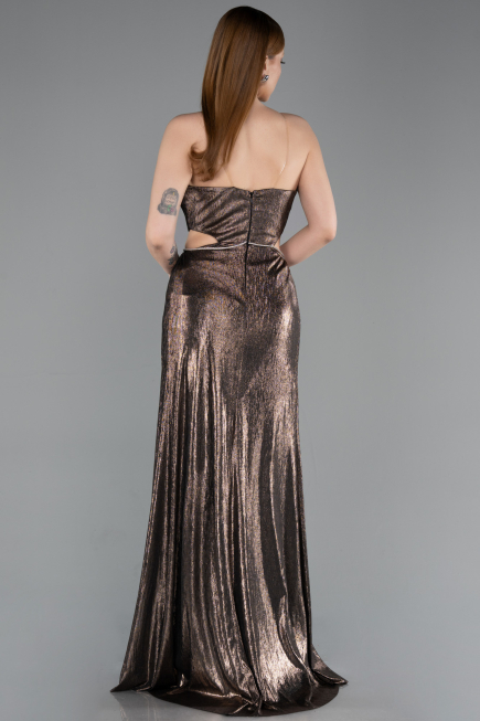 Long Brown Prom Gown ABU6127