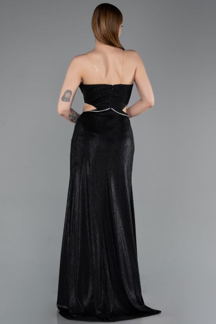Long Black Prom Gown ABU6127