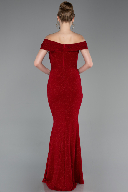 Long Red Prom Gown ABU6151