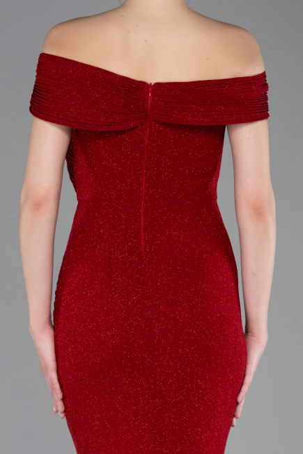 Long Red Prom Gown ABU6151