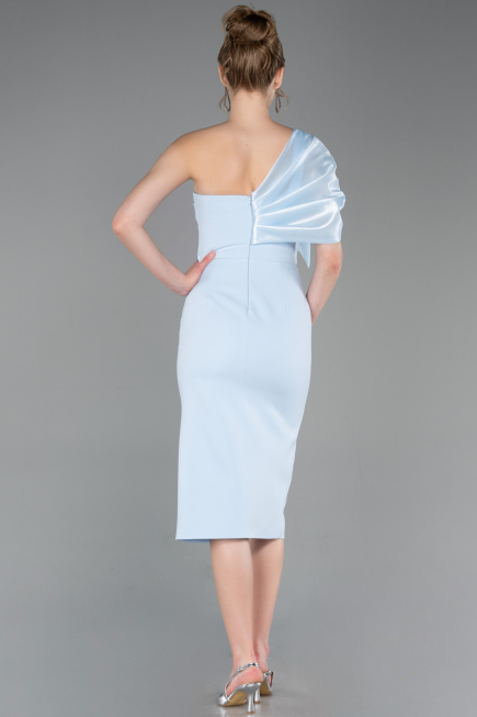 Midi Light Blue Cocktail Dress ABK2625