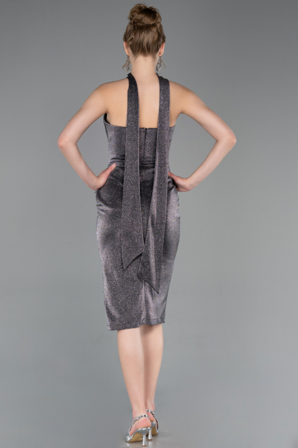 Midi Anthracite Cocktail Dress ABK2627
