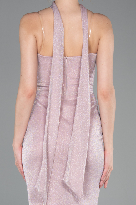 Midi Powder Color Cocktail Dress ABK2627