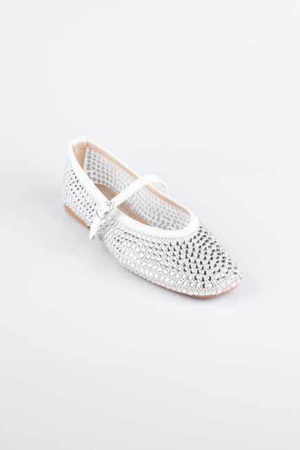 White Stony Evening Shoe AB2120
