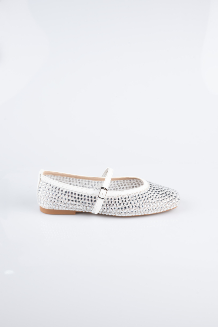 White Stony Evening Shoe AB2120