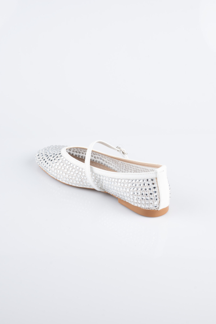 White Stony Evening Shoe AB2120