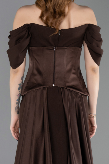 Long Brown Evening Dress ABU6167