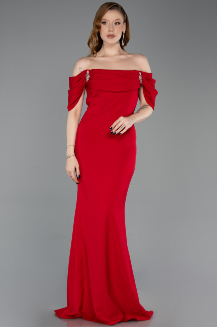 Long Red Evening Dress ABU6167