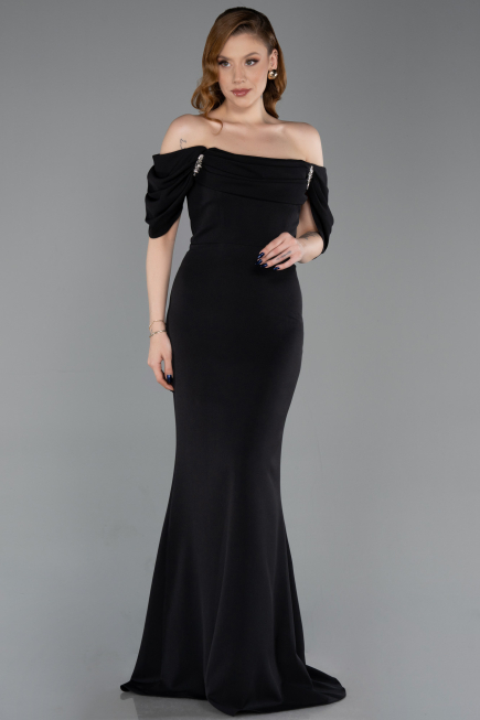 Long Black Evening Dress ABU6167