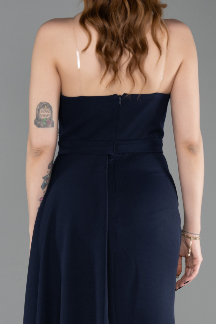 Long Navy Blue Evening Dress ABU6170