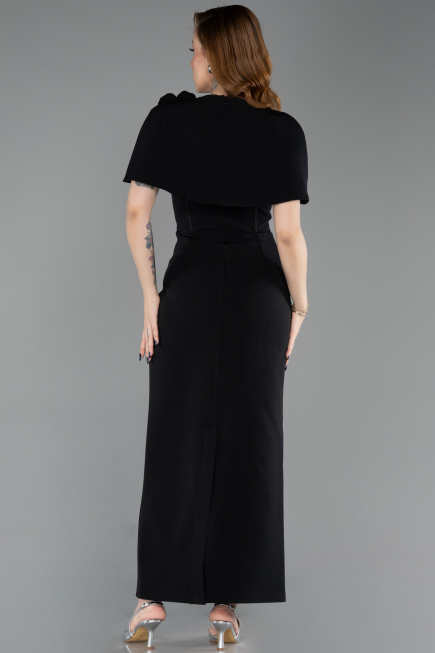 Midi Black Party Dress ABK2628