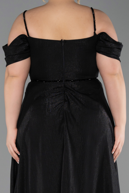 Long Black Formal Plus Size Dress ABU6185