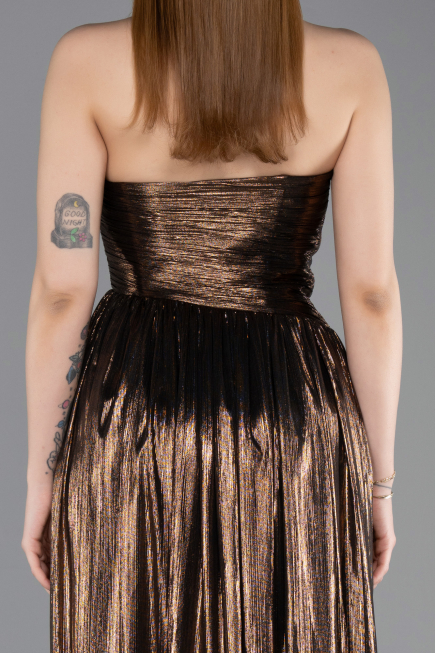 Long Brown Prom Gown ABU6196