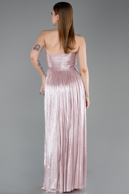 Long Powder Color Prom Gown ABU6196