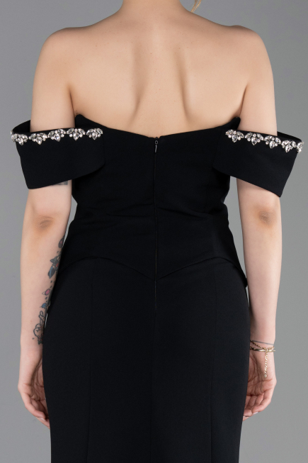 Long Black Mermaid Prom Dress ABU6198