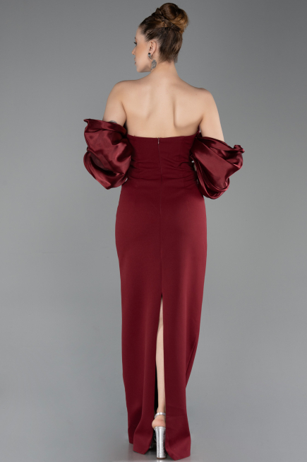 Long Burgundy Evening Dress ABU6204