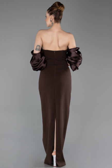 Long Brown Evening Dress ABU6204